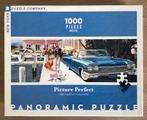 Panorama puzzle 1000 stukjes Cadillac 1962, Ophalen of Verzenden, 500 t/m 1500 stukjes, Gebruikt, Legpuzzel