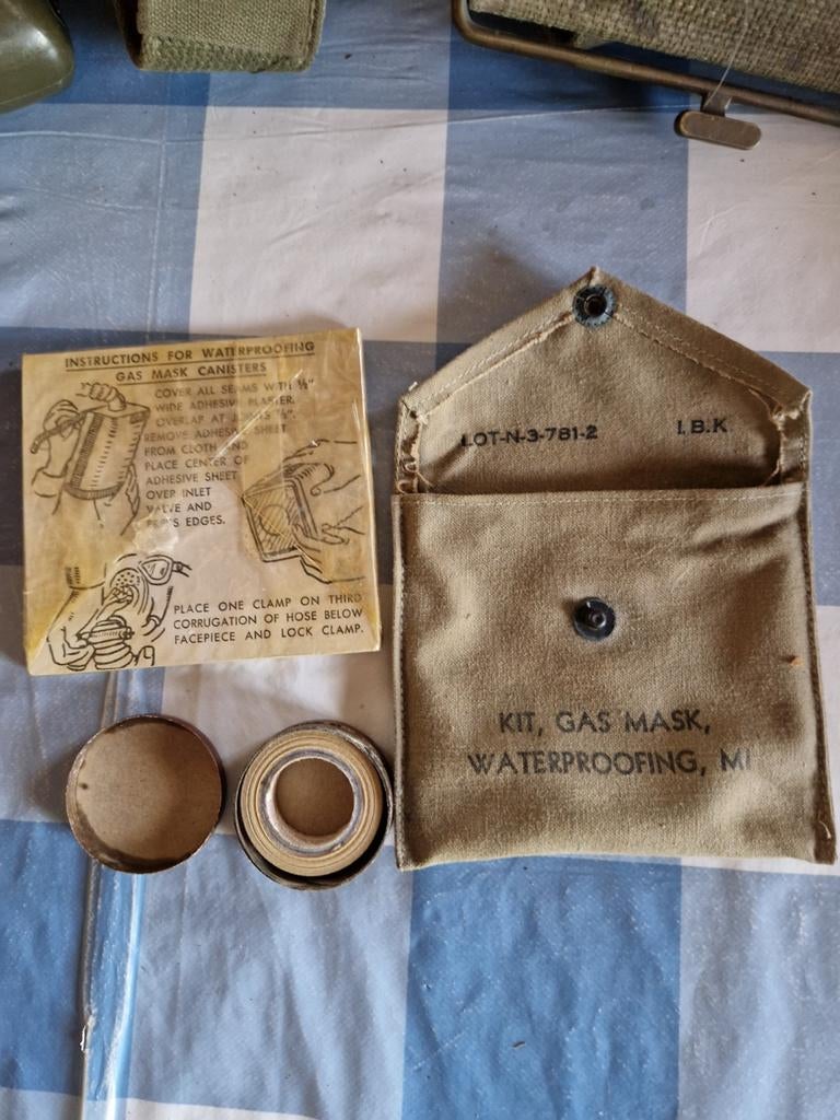 Ww2 US Kit voor Gas Mask, Verzamelen, Militaria | Tweede Wereldoorlog, Ophalen of Verzenden, Amerika