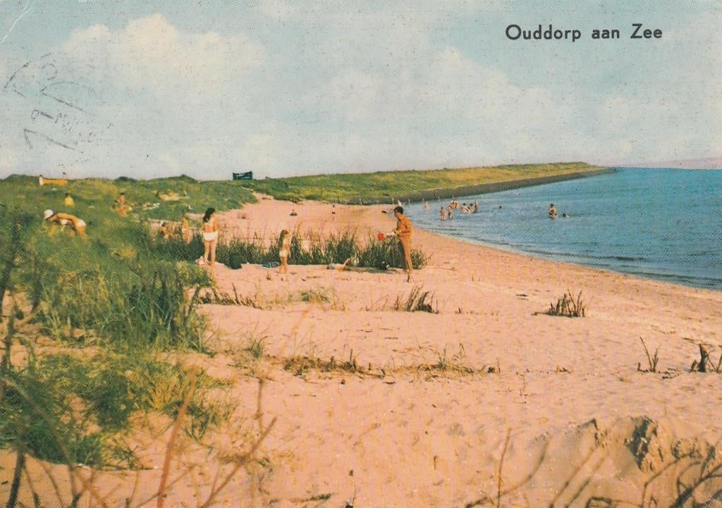 OUDDORP AAN ZEE 't Zandhoekje, Verzamelen, Ansichtkaarten | Nederland, Verzenden, 1960 tot 1980, Gelopen, Zuid-Holland