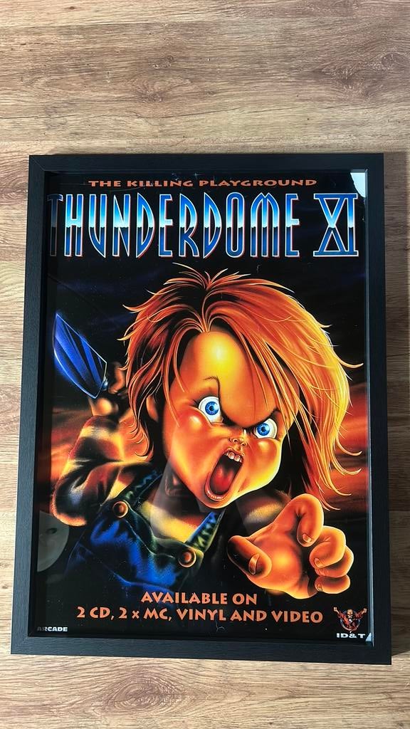 Thunderdome XI poster, Ophalen of Verzenden, Zo goed als nieuw, A1 t/m A3