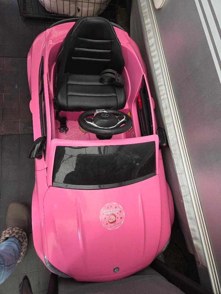 Kinderauto kinder Accu auto en kinderscooter accu scooter, Ophalen, Gebruikt