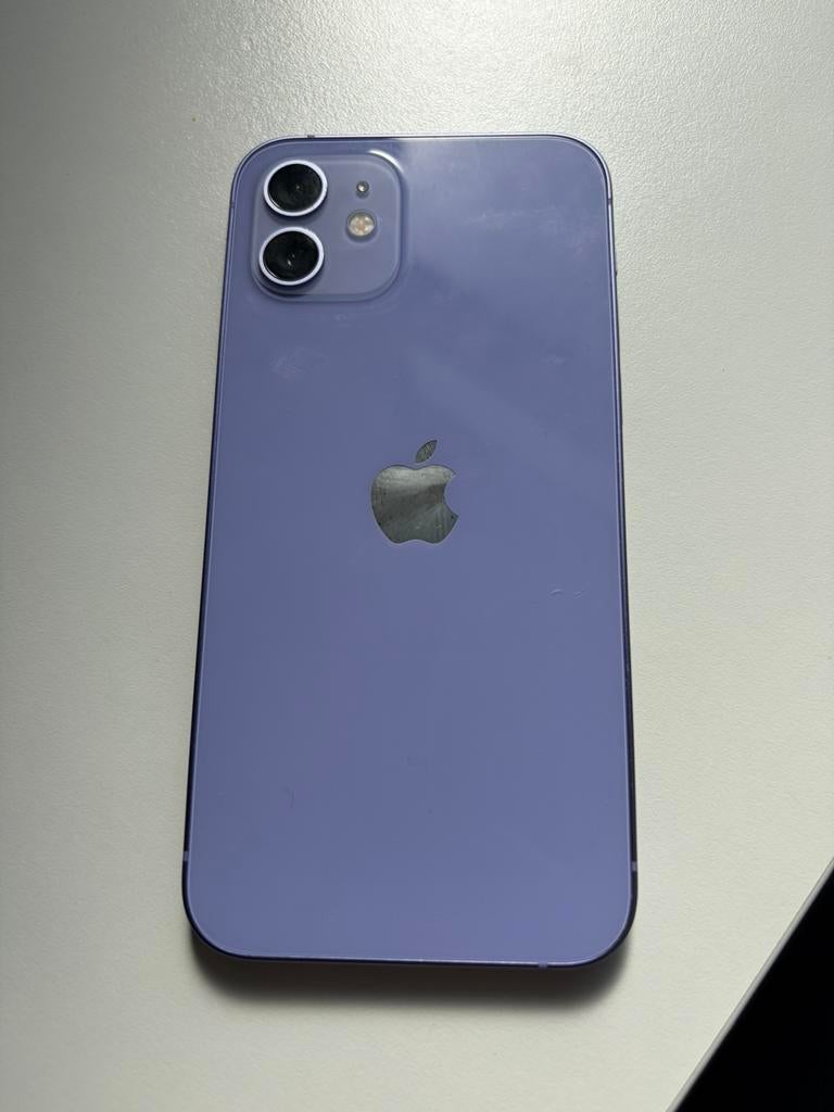 Iphone 12 - 128gb - krasvrij - goede staat, 128 GB, Paars, Ophalen of Verzenden, Zo goed als nieuw