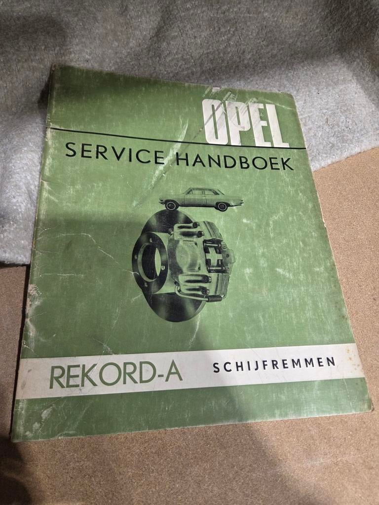 Opel Service handboek schijfremmen Opel Rekord A 1964, Ophalen of Verzenden