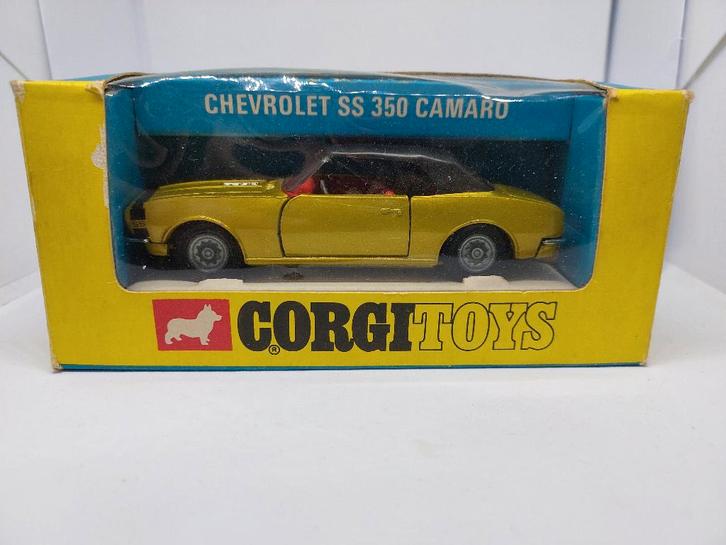 CHEVROLET SS 350 CAMARO CORGI ONBESPEELD IN DOOS, Hobby en Vrije tijd, Modelauto's | 1:43, Nieuw, Auto, Corgi, Ophalen of Verzenden