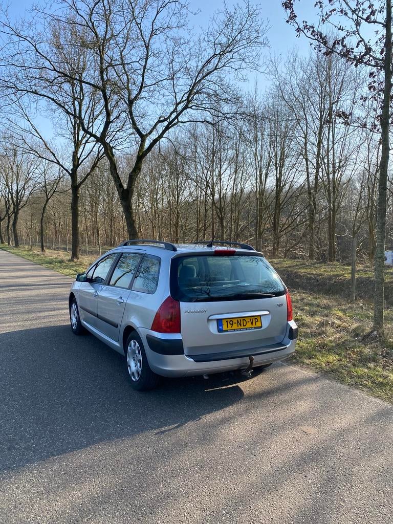 Peugeot 307 1.6 16V XR Break 2003 Grijs grote beurt en APK✅, Stof, 4 cilinders, Origineel Nederlands, Stationwagon