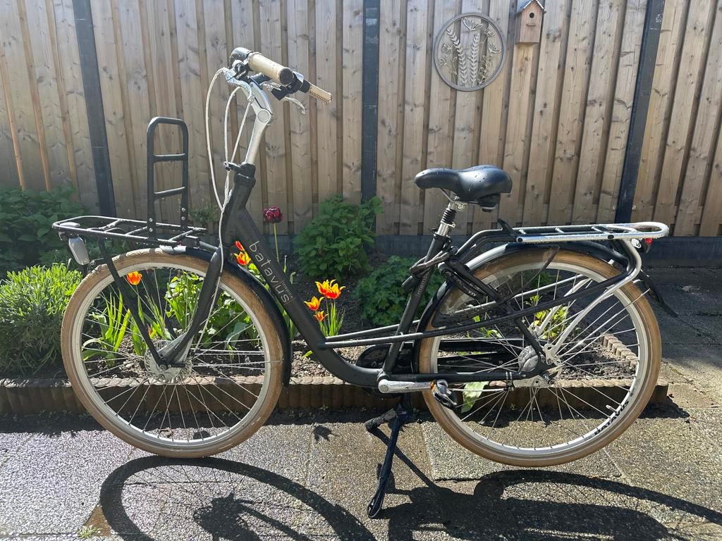 Batavus Mambo moederfiets - Inspire / met rekje, Ophalen, 0 zitjes, Trommelrem, 53 tot 56 cm