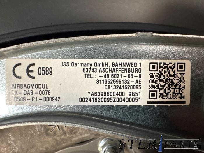 Airbag links (Stuur) van een Mercedes Vito, Auto-onderdelen, Gebruikt, -, Ophalen of Verzenden, -