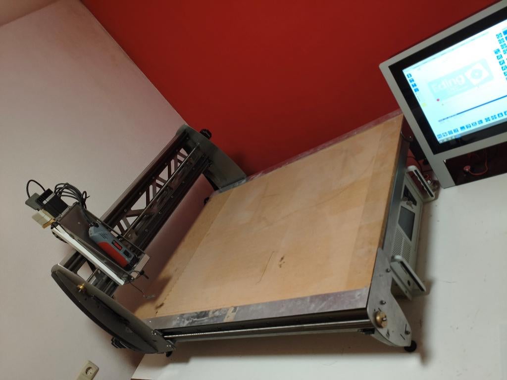 Zoltar CNC portaalfrees + Eding CNC, Doe-het-zelf en Verbouw, Gereedschap | Freesmachines, Ophalen, Gebruikt, Zoltar, Overige soorten