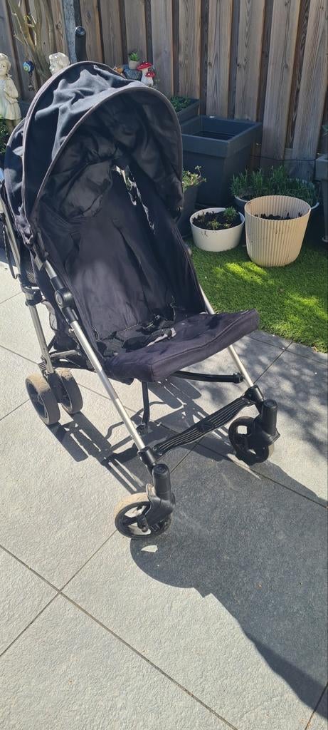 Zwarte kinderbuggy, Kinderen en Baby's, Buggy's, Ophalen of Verzenden