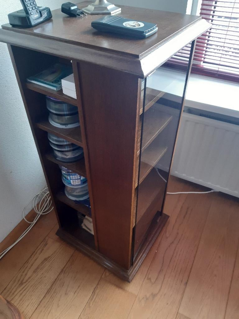 Houten boekenkastje, Huis en Inrichting, Kasten | Boekenkasten, Ophalen, Minder dan 50 cm, Gebruikt, Antiek look