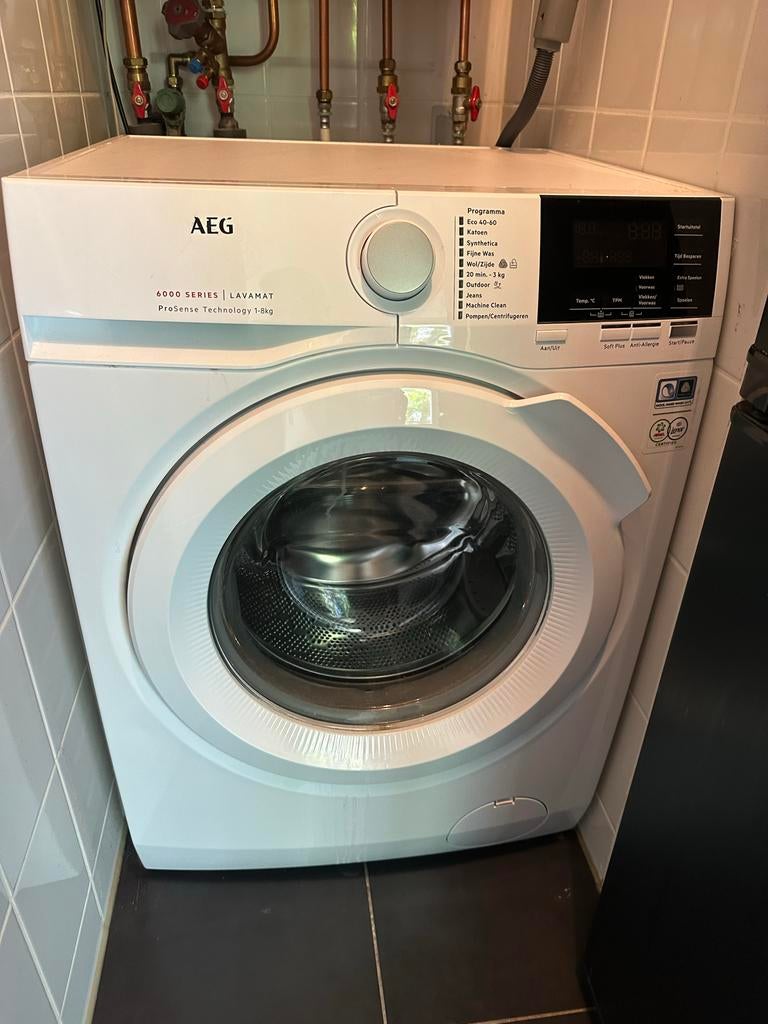 AEG 6000 SERIES LAVAMAT wasmachine, Witgoed en Apparatuur, Wasmachines, Ophalen, Gebruikt, Voorlader, Kort programma