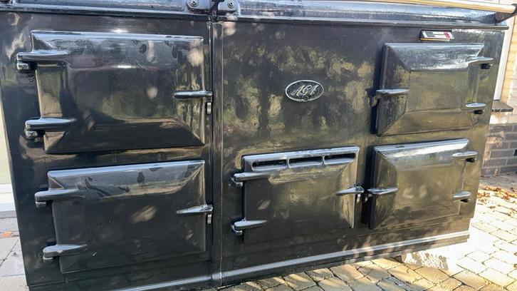 Aga Gietijzer Fornuis - Klassiek en Robuust, Witgoed en Apparatuur, Fornuizen, Gebruikt, Vrijstaand, Gas, 3 kookzones of minder