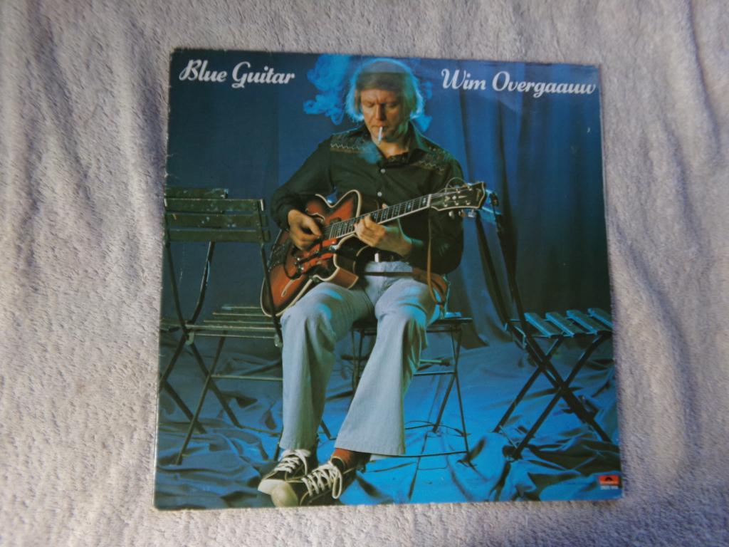 Wim Overgaauw - blue guitar, Cd's en Dvd's, Vinyl | Jazz en Blues, Zo goed als nieuw, Jazz, 1960 tot 1980, 12 inch, Verzenden