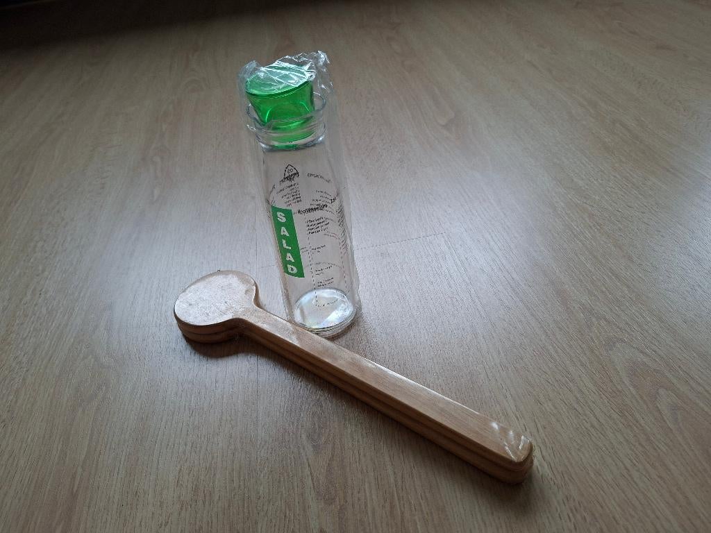 Slacouvert met dressing fles NIEUW, Ophalen of Verzenden, Nieuw