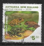 061-26 Nieuw Zeeland 2025 / Frogs - Extint Frogs $ 5.50, Verzenden, Gestempeld