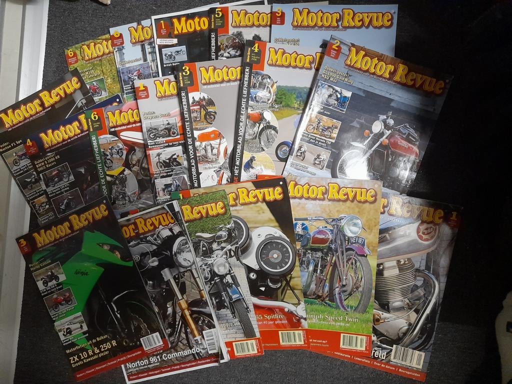 18x Motor tijdschrift MOTOR REVUE, Ophalen of Verzenden