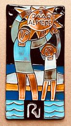 Henk Potters - Almere 5 jaar Jubileum Tegel 1982 Gesigneerd, Ophalen of Verzenden