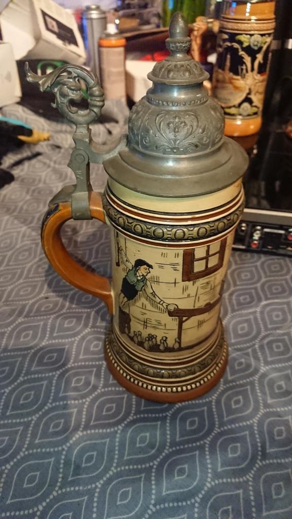 Antieke Duitse bierpul., Verzamelen, Ophalen, Zo goed als nieuw, Pul(len), Overige merken