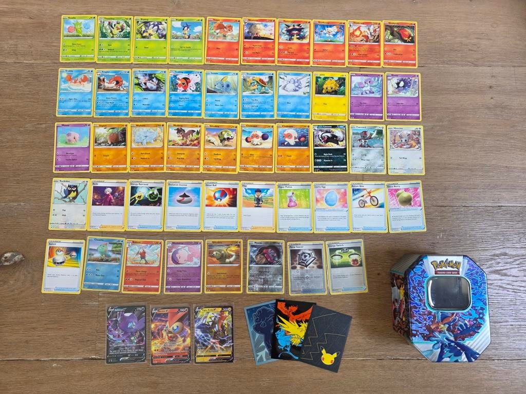 51 sword & shield pokemon kaart incl Sableye V, tapu koko V, Ophalen of Verzenden, Zo goed als nieuw, Meerdere plaatjes