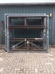 Kanteldeuren, Ophalen, 120 cm of meer, 200 tot 215 cm, Hout