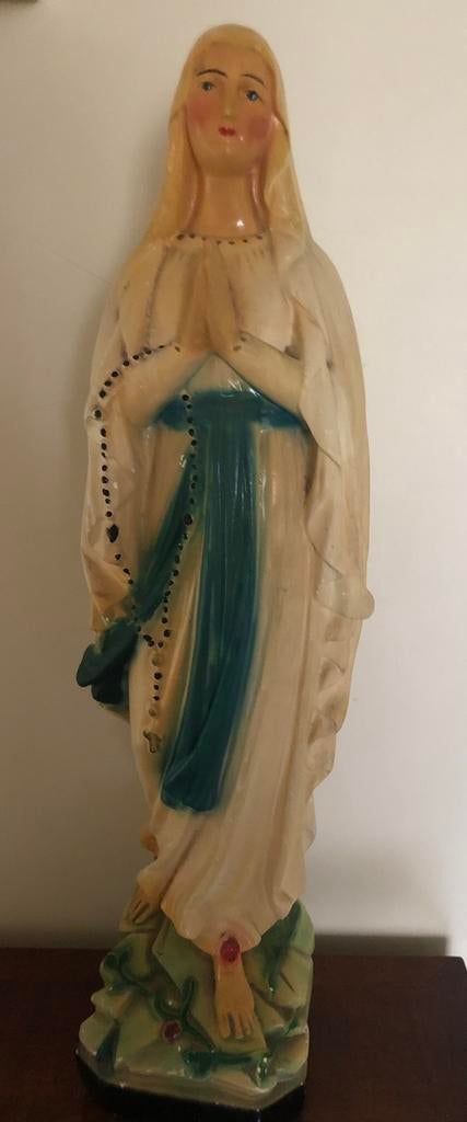 Vintage groot mariabeeld, Antiek en Kunst, Antiek | Religie, Ophalen