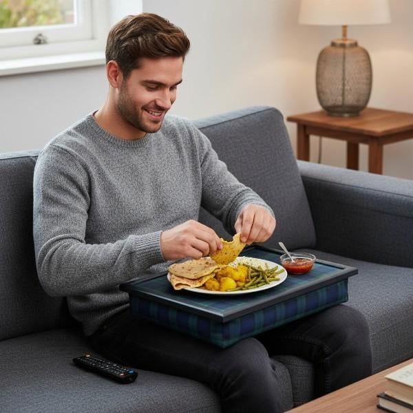 Eten met het bord op schoot? Schootkussen– Echt handig, Minder dan 45 cm, Minder dan 55 cm, Verzenden, Nieuw