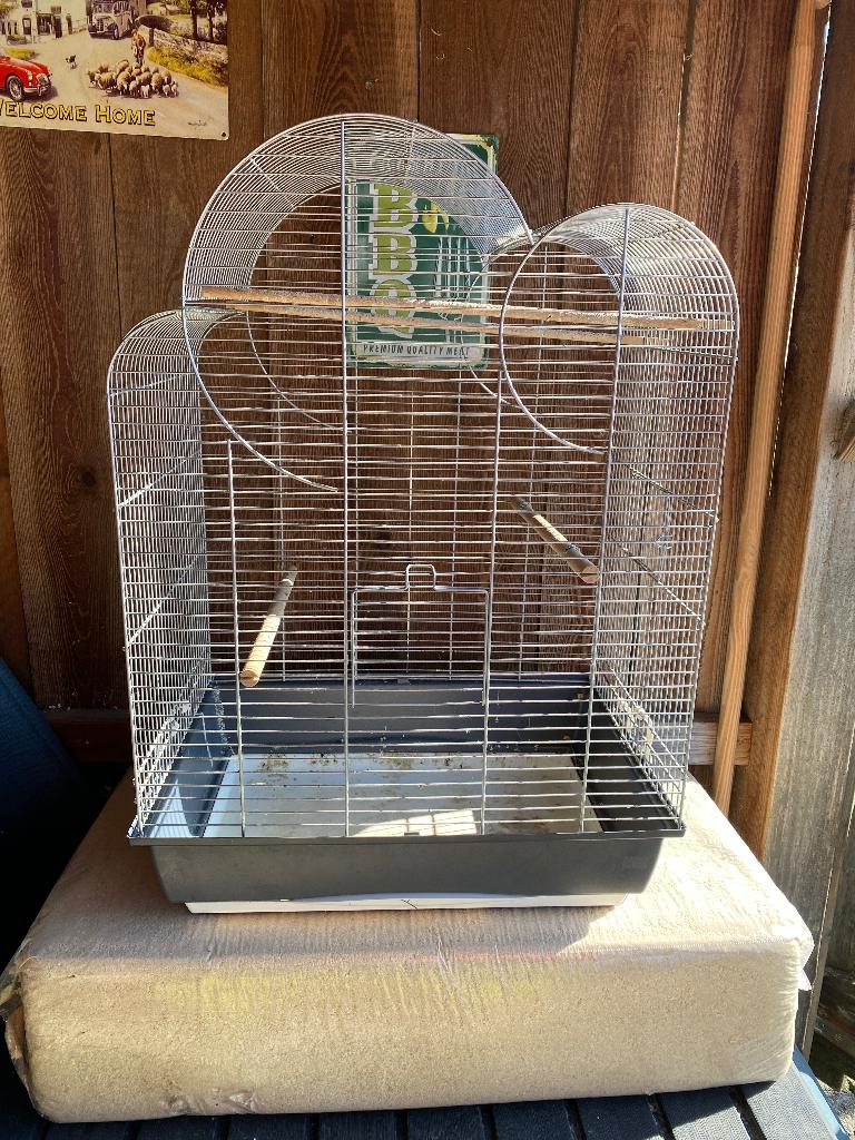 Vogelkooi, Ophalen, Zo goed als nieuw, Metaal, Vogelkooi