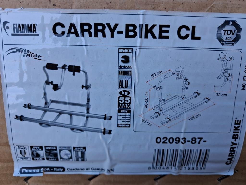 Fietsdrager, Doe-het-zelf en Verbouw, Minder dan 4 cm, Overige materialen, Nieuw, Ophalen of Verzenden