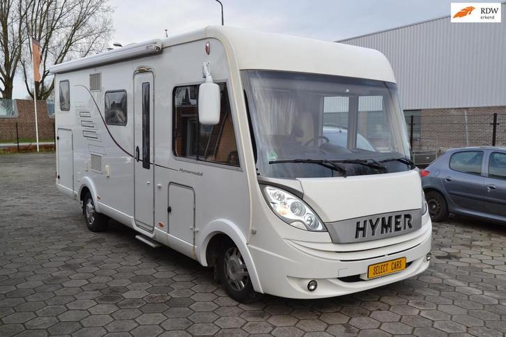 Hymer B 578 - Airco - Lengte bedden - Hefbed - Navigatie+Cam, Caravans en Kamperen, Campers, Bedrijf, tot en met 4, Integraal