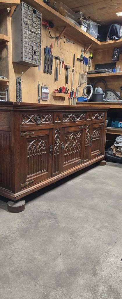 Brocant Dressoir, Ophalen of Verzenden, 25 tot 50 cm, 150 tot 200 cm