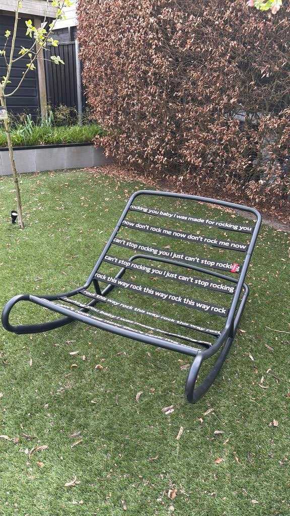 2Fatboy Rock’n Roll schommelstoel, Tuin en Terras, Ligbedden, Zo goed als nieuw, Ophalen