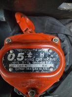 2 stuks Hand takel 0,5 ton 10 meter, Ophalen of Verzenden, Gebruikt, Handmatig