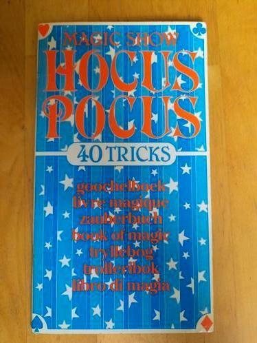 MAGIC SHOW HOCUS POCUS - 40 TRICKS, Ophalen of Verzenden