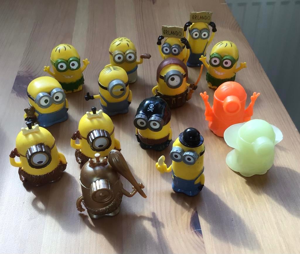 Minions poppetjes, Ophalen of Verzenden, Zo goed als nieuw