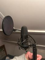 2x The t.bone SC 400 (podcast) microfoon+popfilter/standaard, Ophalen of Verzenden, Zo goed als nieuw, Studiomicrofoon