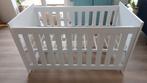 Bopita ledikant / peuterbed 60x120 wit hoogte verstelbaar, Ophalen, 70 tot 85 cm, Zo goed als nieuw, Lattenbodem