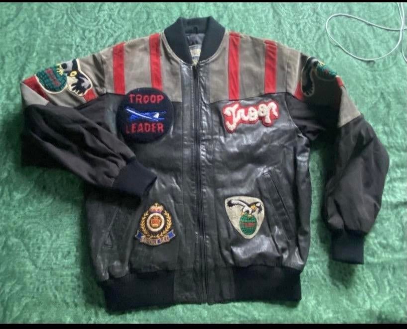 Troop Cobra Club Leather Jacket Size M, Ophalen of Verzenden, Tweedehands, Heren, Jas | leer