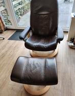 Stressless fauteuil met voetenbankje, Ophalen, Minder dan 75 cm, 50 tot 75 cm