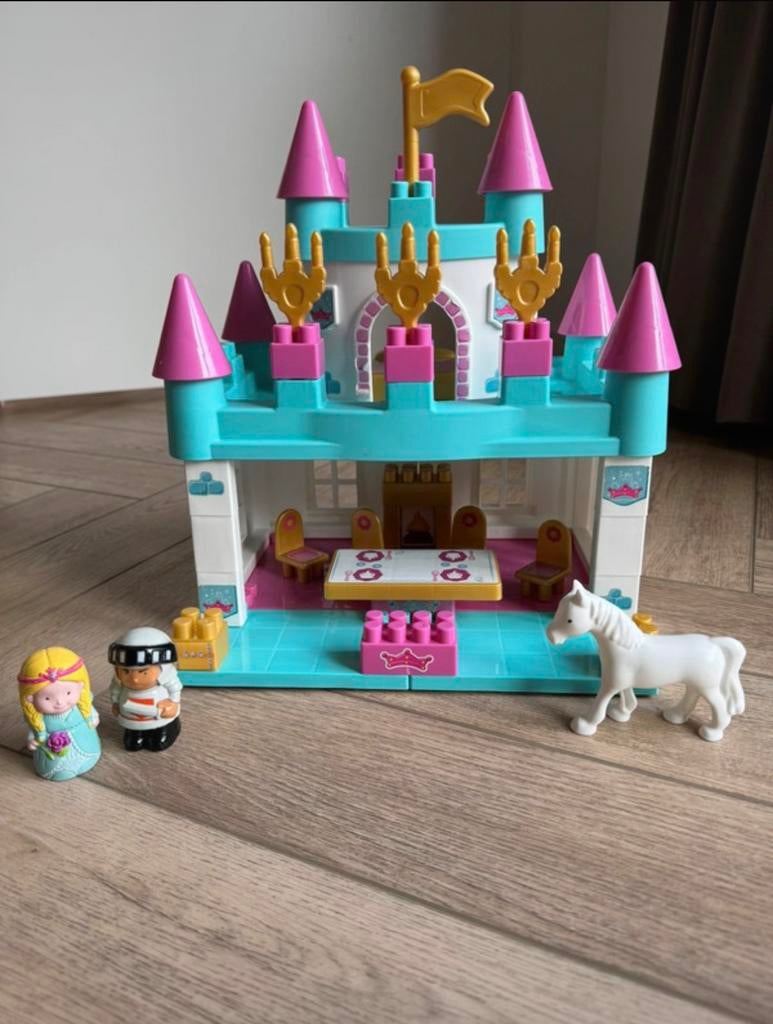 Abrick prinsessen kasteel, Kinderen en Baby's, Speelgoed | Bouwstenen, Ophalen of Verzenden, Zo goed als nieuw, Abrick