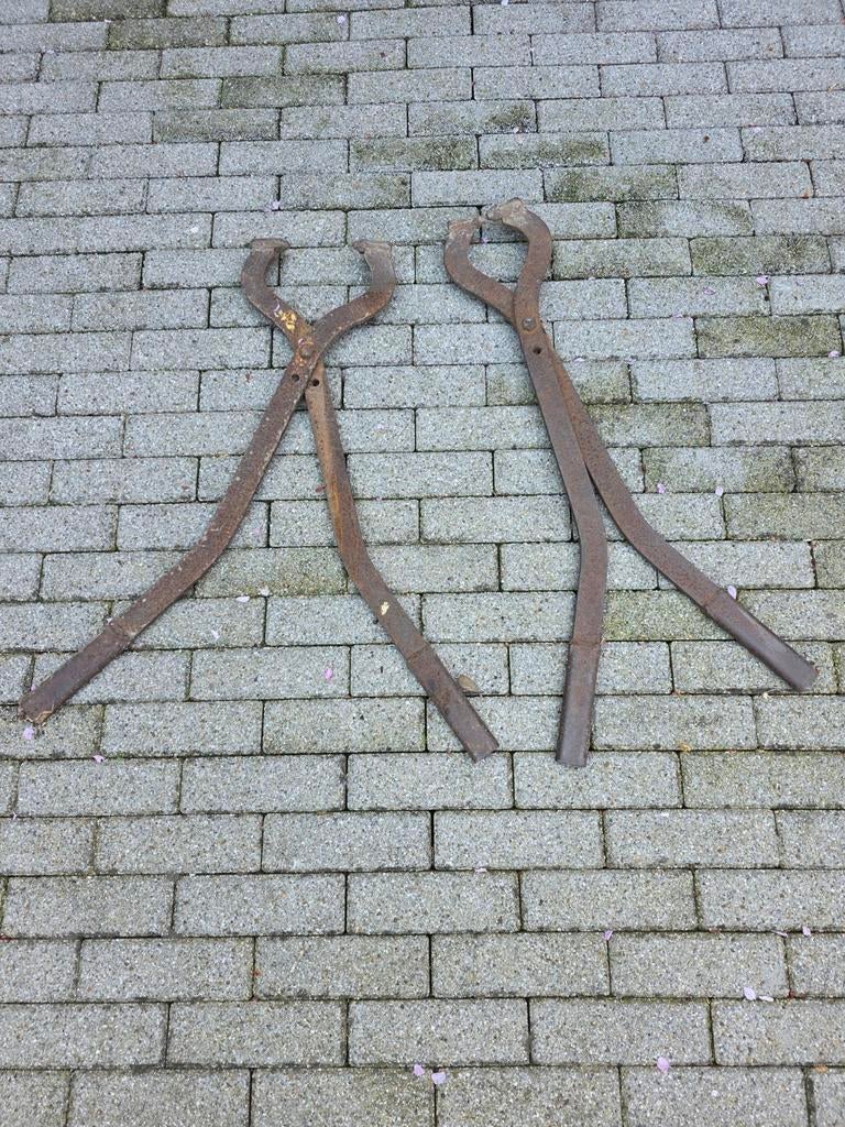 Stoepranden klem 2 stuks, Ophalen, Gebruikt