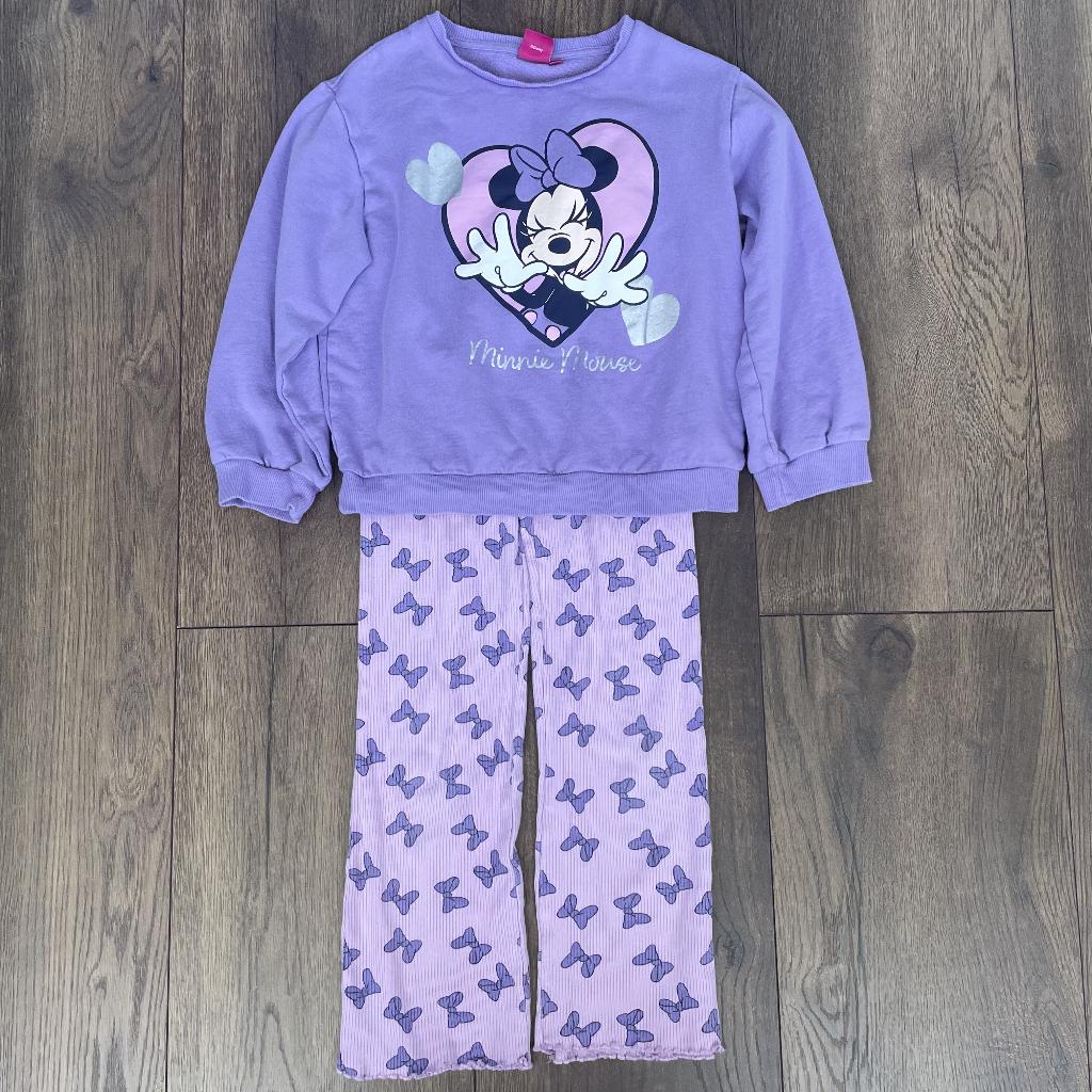 Disney set maat 128–Minnie Mouse, Kinderen en Baby's, Kinderkleding | Maat 128, Disney, Meisje, Ophalen of Verzenden, Zo goed als nieuw