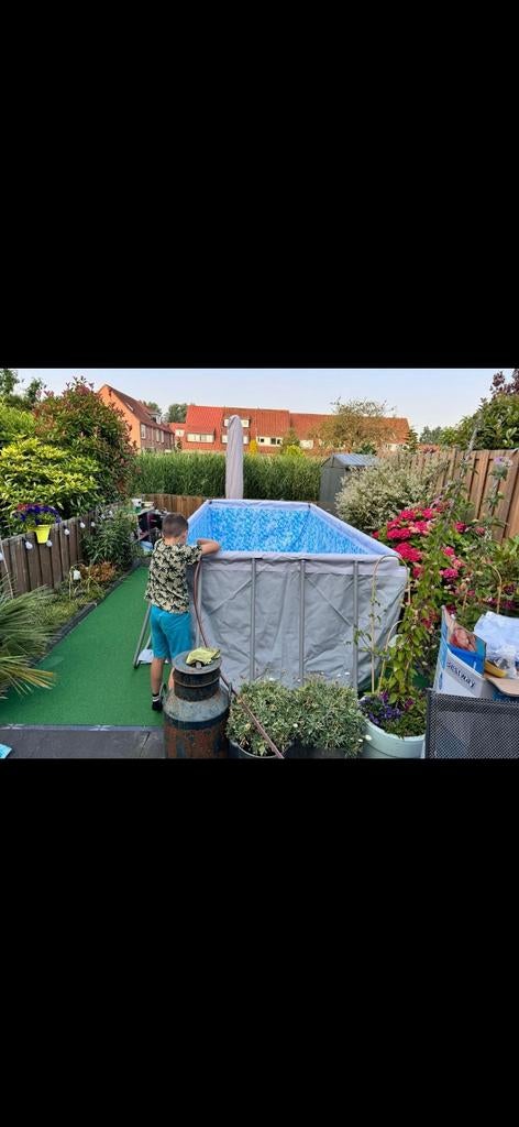 Bestway zwembad incl zandfilter, Tuin en Terras, Zwembad-toebehoren, Ophalen