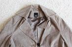 Prachtige Suede Esprit Jas 2 (Maat 42) € 45,-, Beige, Maat 42/44 (L), Ophalen of Verzenden, Zo goed als nieuw