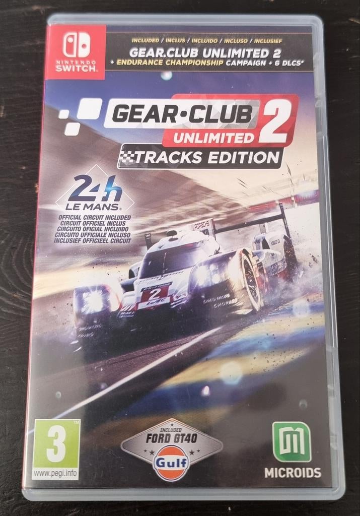 Gear.Club Unlimited 2 - Tracks Edition Nintendo Switch 1, Racen en Vliegen, Ophalen of Verzenden, Zo goed als nieuw, 3 spelers of meer
