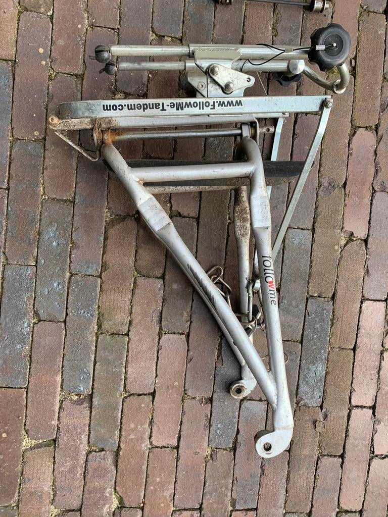 FollowMe fietsaanhanger set, zeer compleet!, Ophalen, Gebruikt, Aanhangfiets