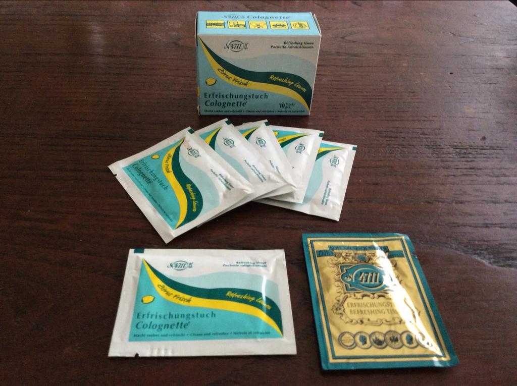 4711 Verfrissingsdoekjes + 4711 Ice Cool leeg flesje, Ophalen of Verzenden, Nieuw, Overige typen