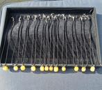 Partij kettingen met natuurstenen hanger., Ophalen of Verzenden, Nieuw, Overige kleuren, Overige materialen