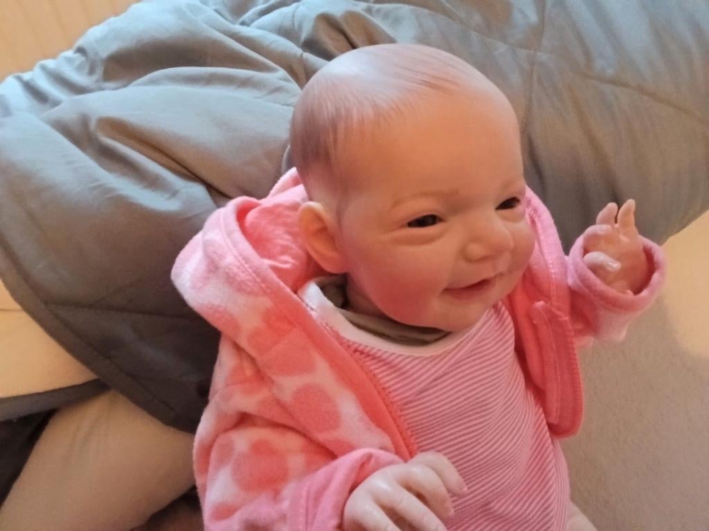 Reborn Miley, Verzamelen, Poppen, Ophalen of Verzenden, Nieuw, Babypop, Levensecht of Reborn