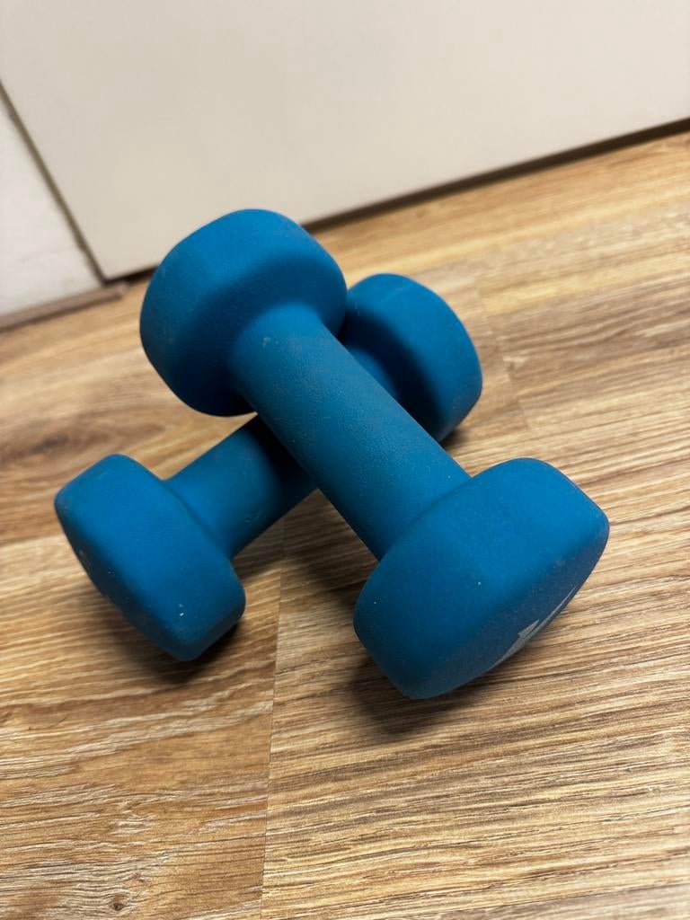 Dumbels  3 kg, Ophalen of Verzenden, Gebruikt, Armen, Dumbbell