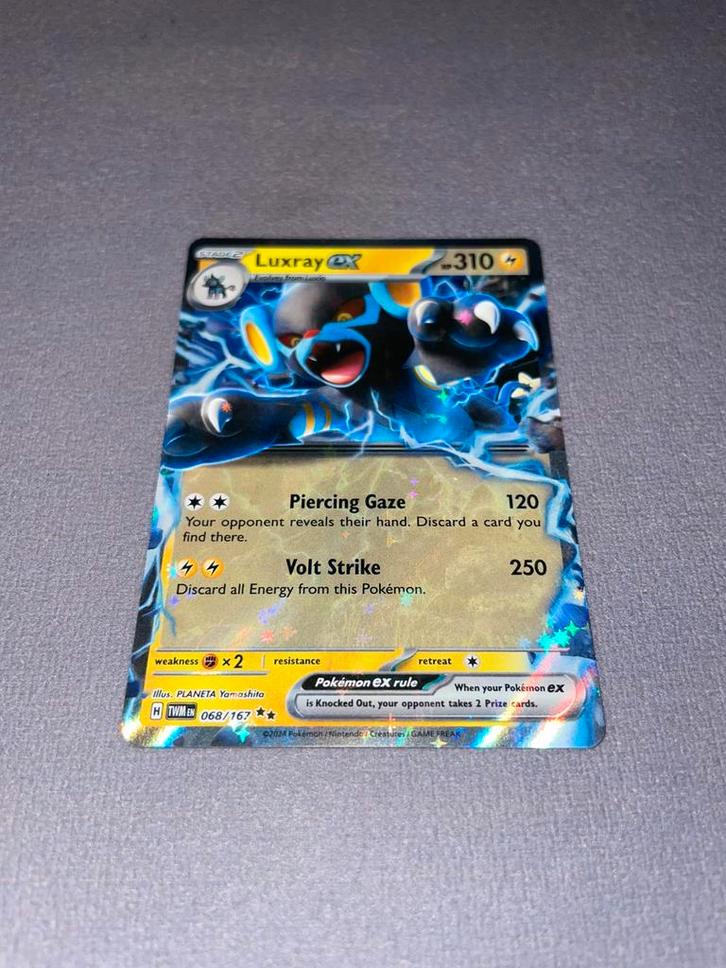 Luxray Ex mint pokemon, Hobby en Vrije tijd, Verzamelkaartspellen | Pokémon, Gebruikt, Losse kaart, Foil, Ophalen of Verzenden